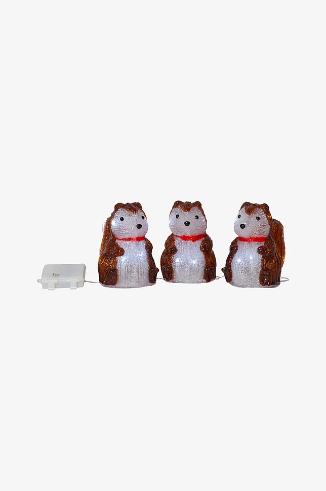CRYSTALO SQUIRREL julelys utendørs