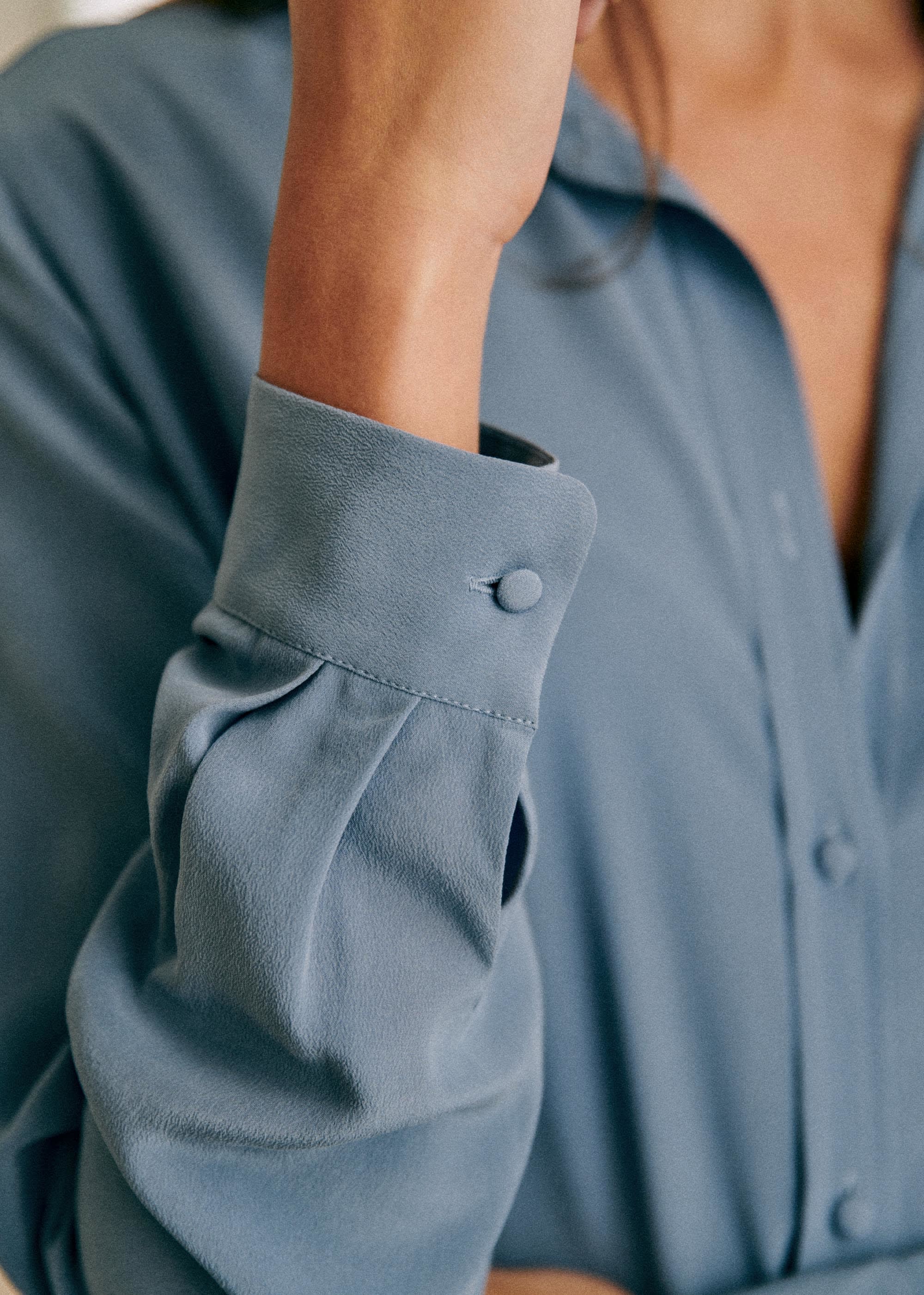 Chemise Ann - Bleu Vintage - E-SHOP/CHEMISES & BLOUSES 5905275