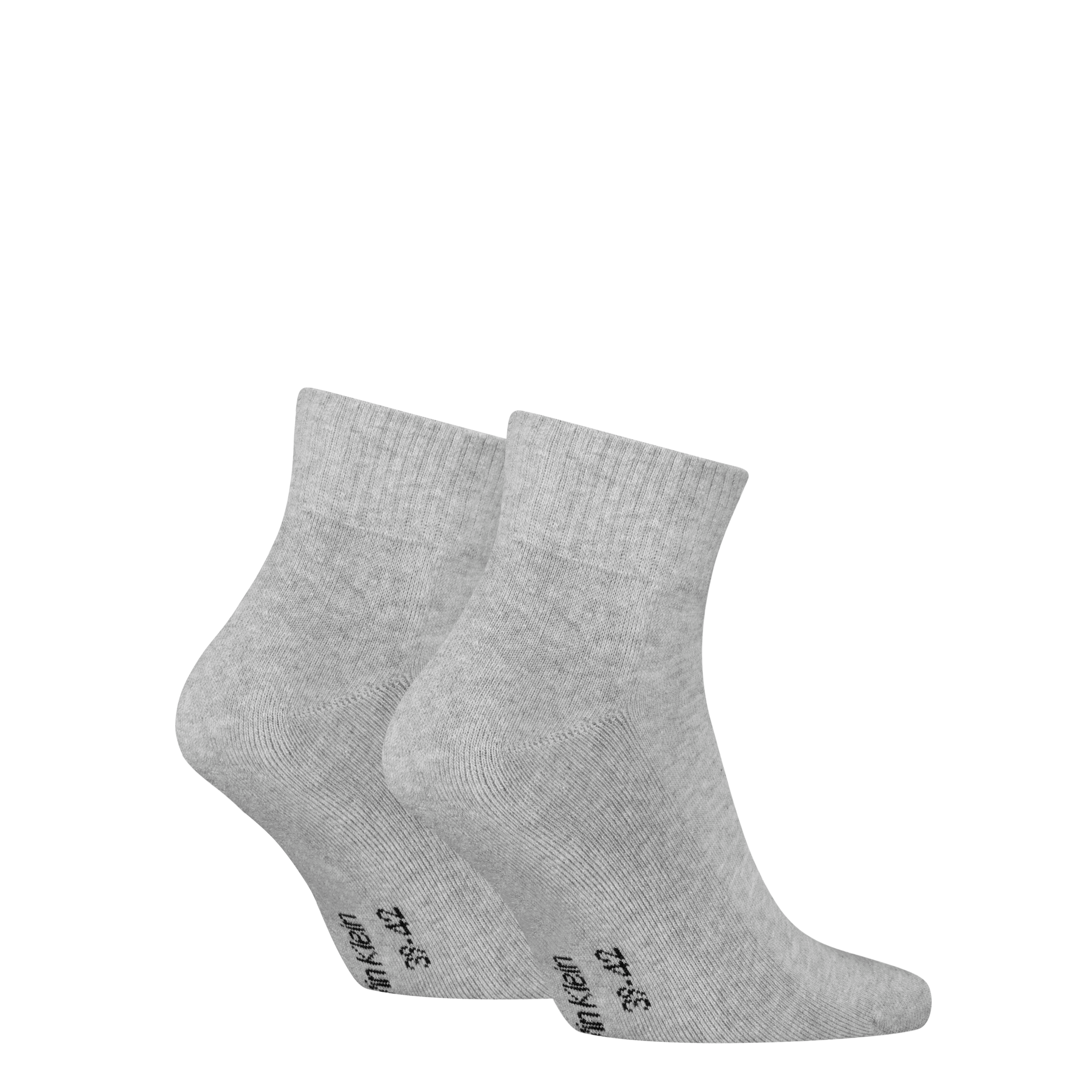Calvin Klein Jeans Kurzsocken »CKJ MEN QUARTER 2P MONOGRAM« 2 Paar, 2 Paar tlg. mit dezenter Logostickerei