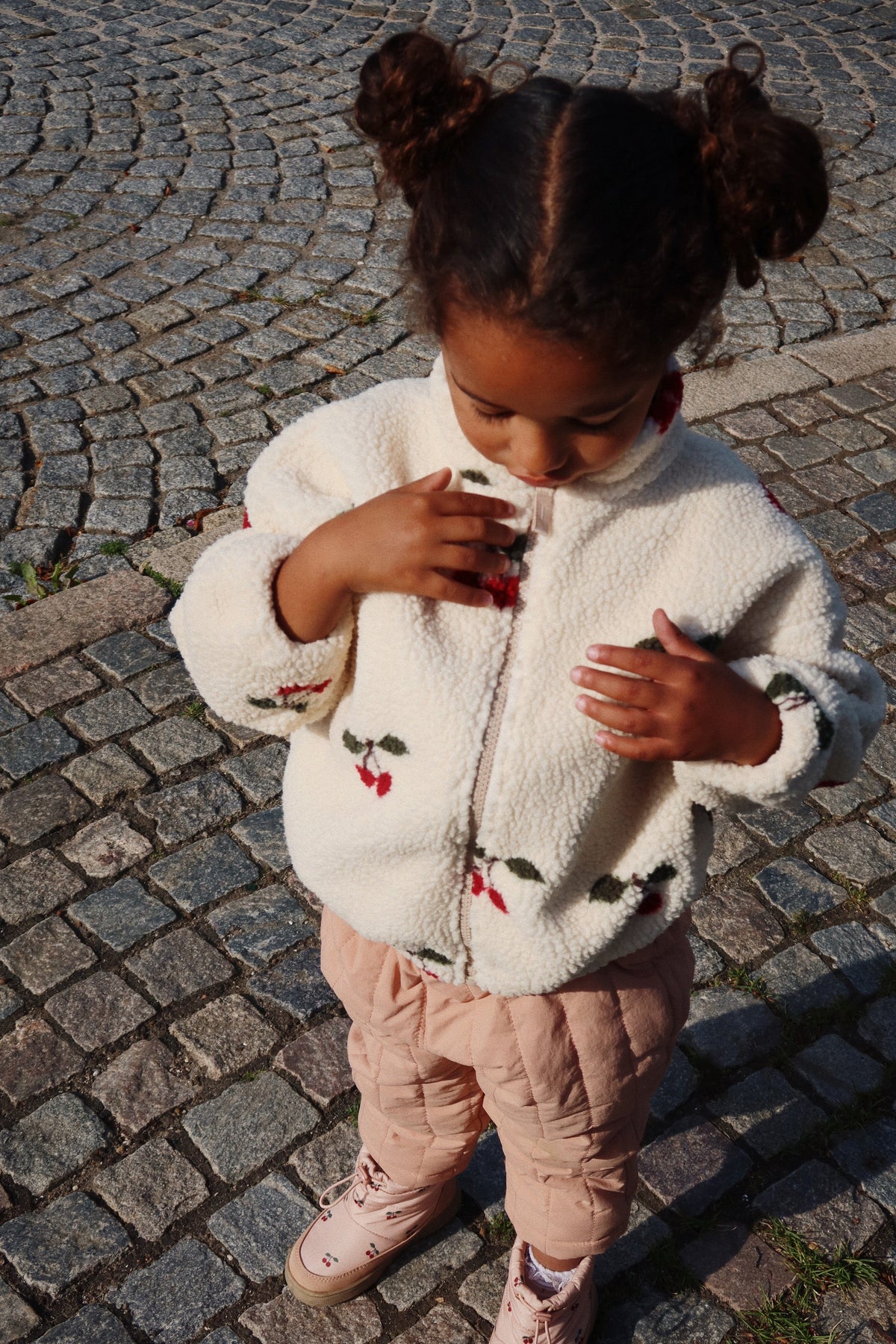 Konges Sløjd Jody Teddy Jacket Grs cherry