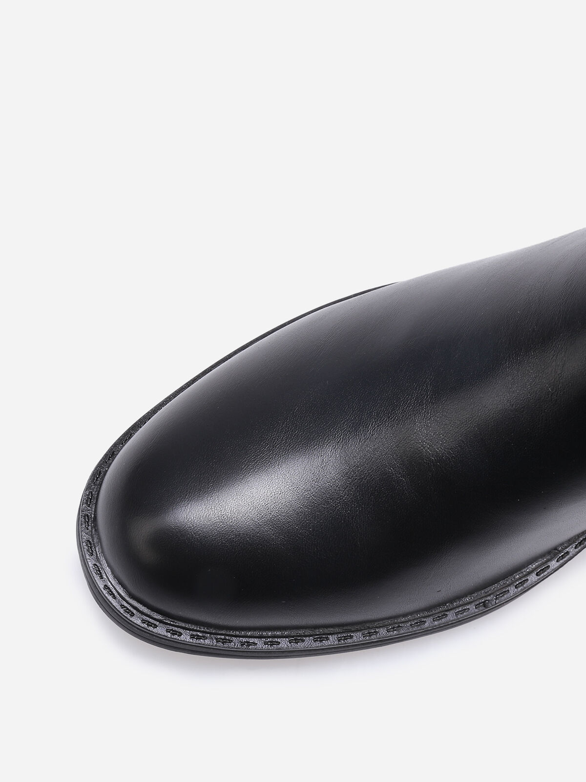Bottines chelsea à bout rond- Noir