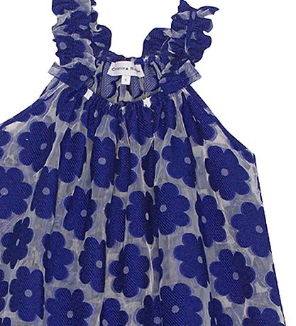 Christina Rohde Kleid - Blaue m. Blumen