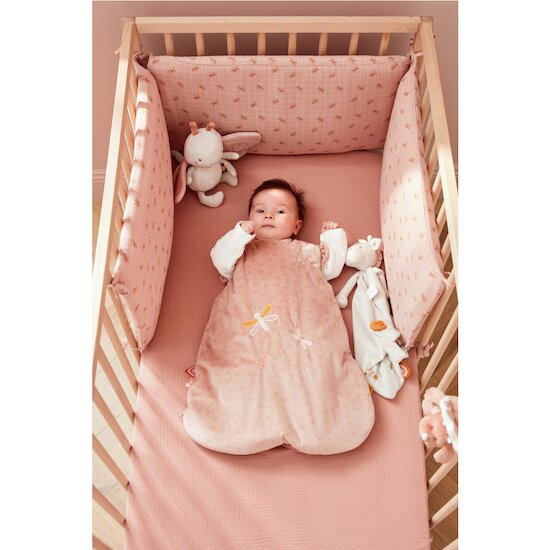 Popsie, Gigi & Louli Tour de lit respirant mousseline   Rose        de               Noukies