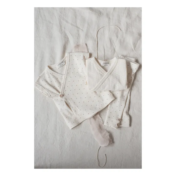 1+ in the family Legging Donna Côtelé | Ecru