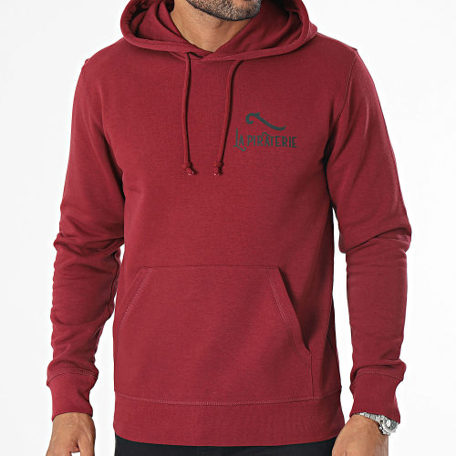 Sweat Capuche LPNJF Bordeaux Noir