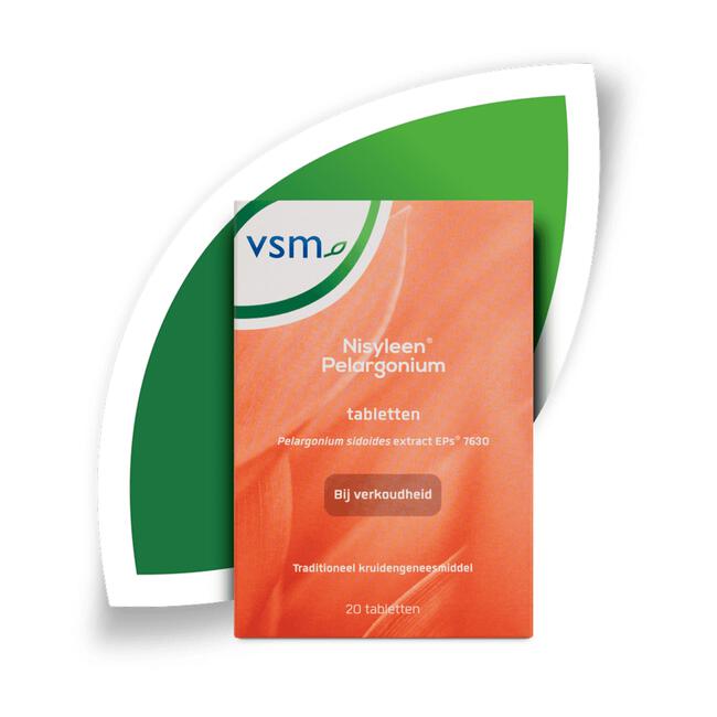 Vsm Nisyleen Pelargonium Tabletten 20 GR