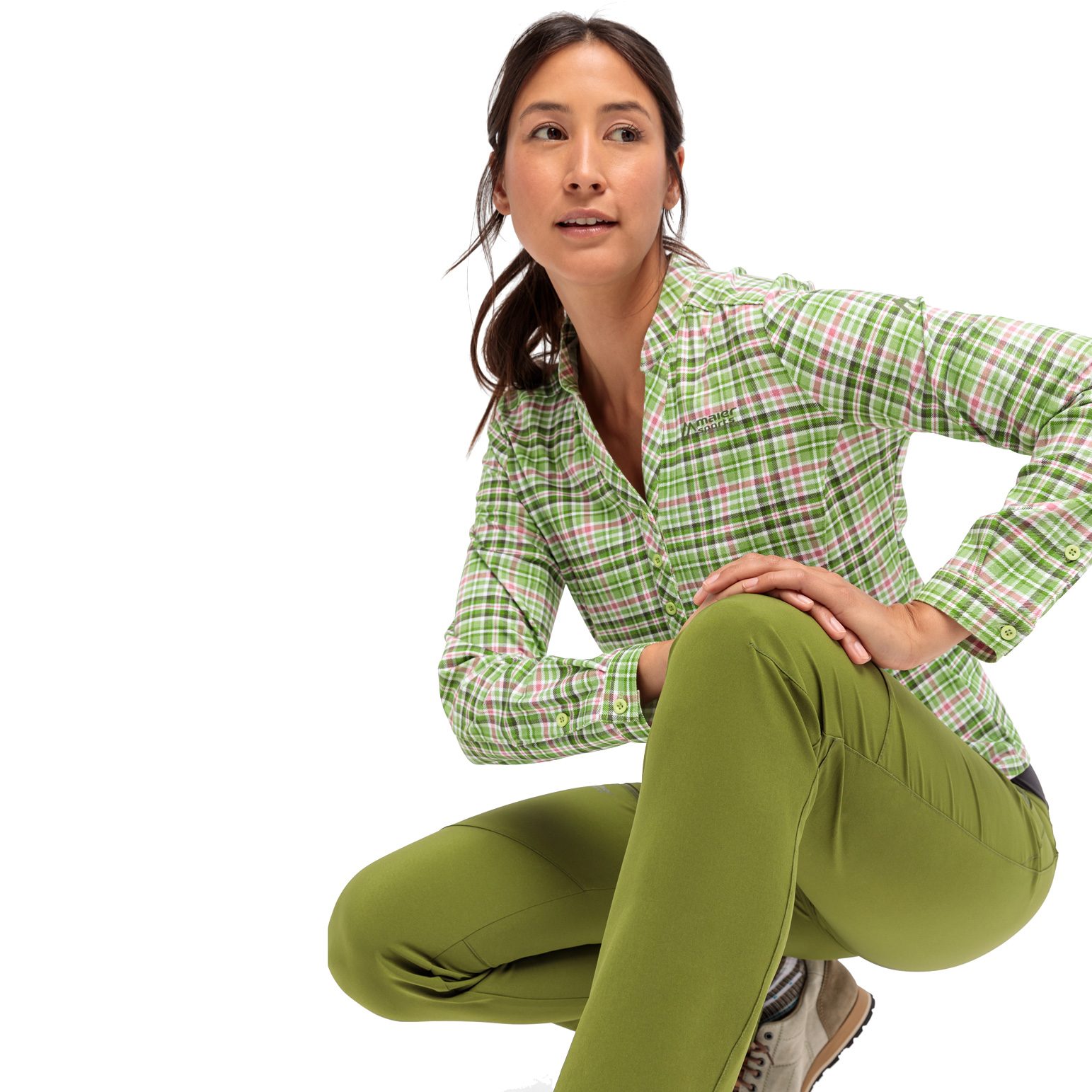 Maier Sports Enz Bluse Damen grün