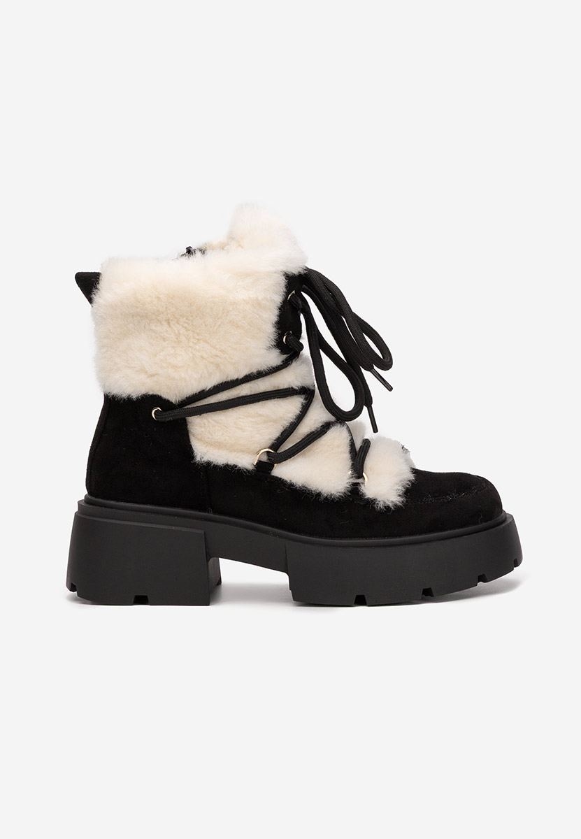 Bottines doublées femme noires Aslyn