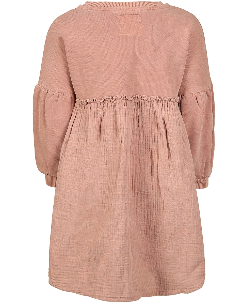Langarmkleid LUCIA in altrosa