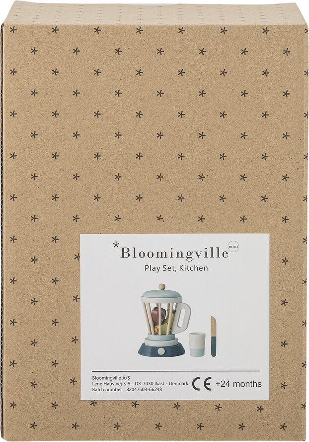 Bloomingville Mini Lene Legetøj, Køkkensæt, Hvid, Lotus Hvid