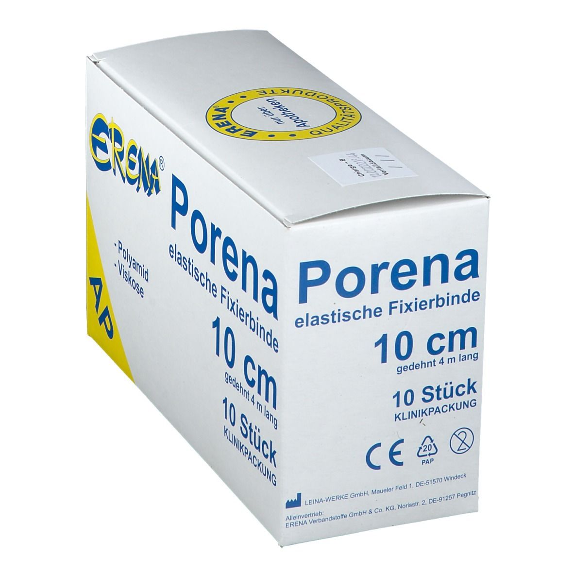 ERENA® Porena elastische Fixierbinde 10 cm x 4 m