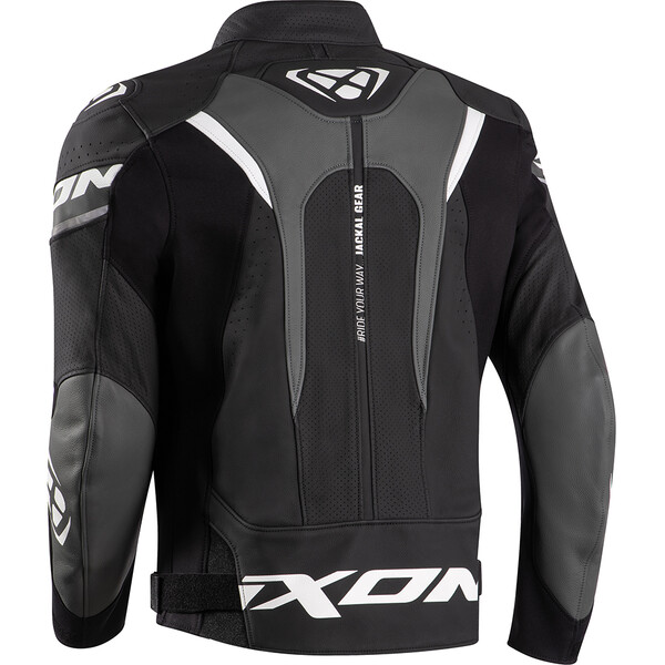 Ixon - Blouson Jackal Noir / Anthracite / Blanc