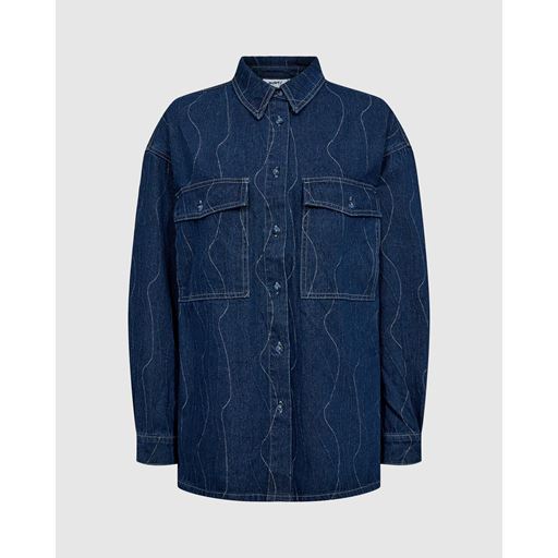 Moves Deninna Skjorte, Medium Blue, 40