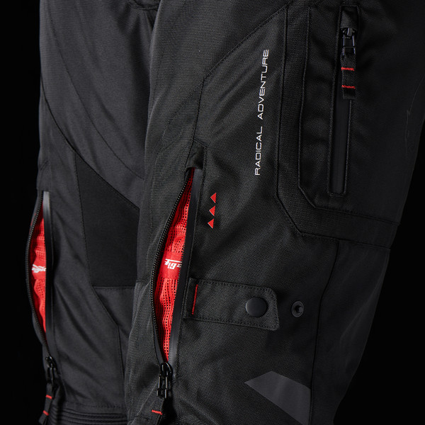 Furygan - Pantalon Gravity Noir / Rouge