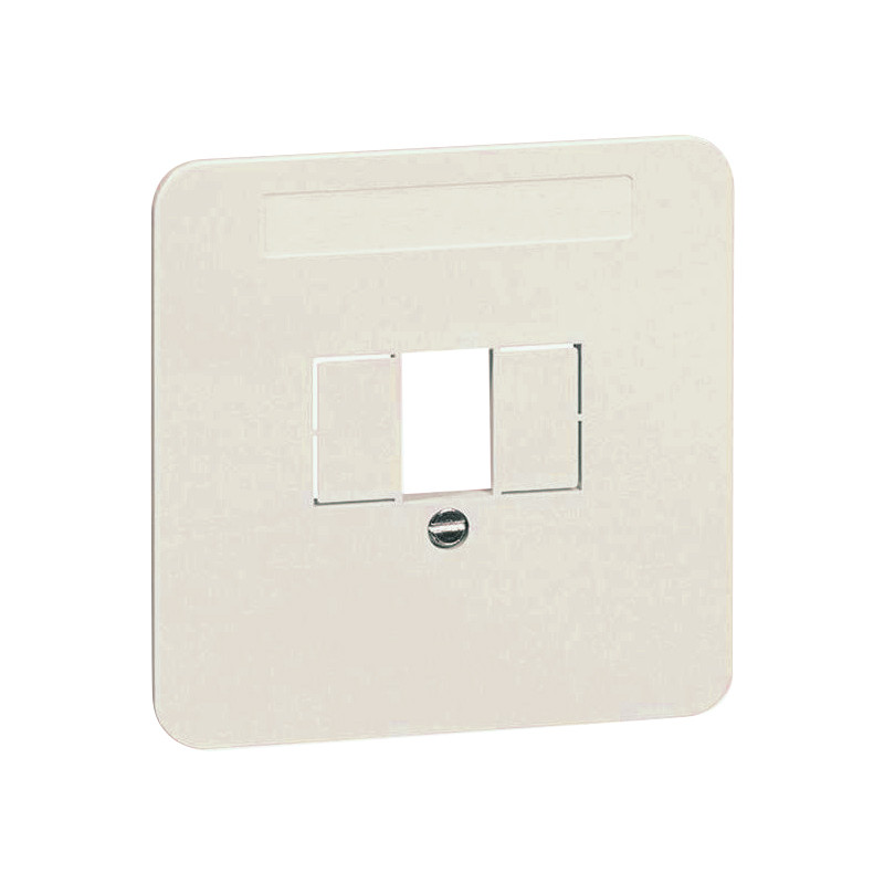 Peha standaard centraalplaat USB/TAE Glanzend crème