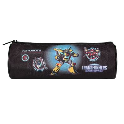 Trousse ronde Transformers - 1 compartiment - noir - Bagtrotter
