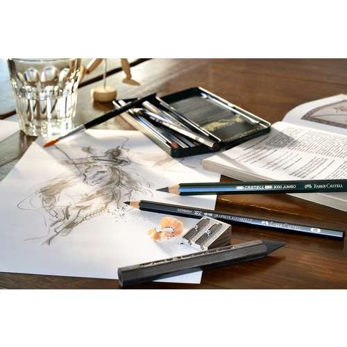 FABER-CASTELL PITT Graphite-Set klein im Metall-Etui