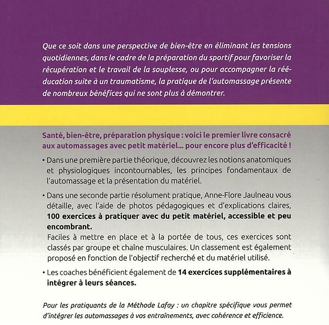 AMPHORA - AUTOMASSAGE AVEC PETIT MATERIEL
