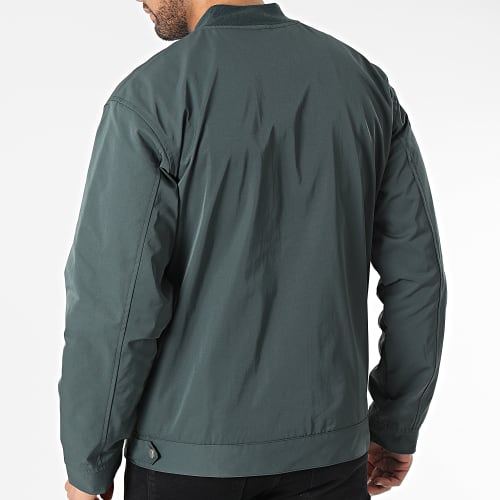 Veste Zippée Vert Foncé