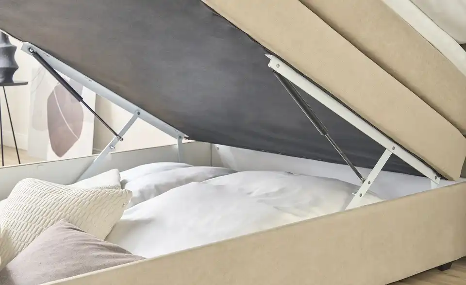 Boxspringbett Atika 140 cm Beige