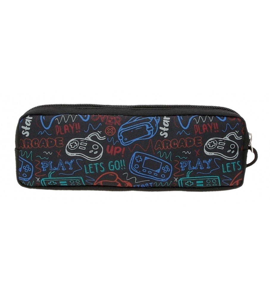 Estojo Roll Road Next Level preto -22x7x3cm-