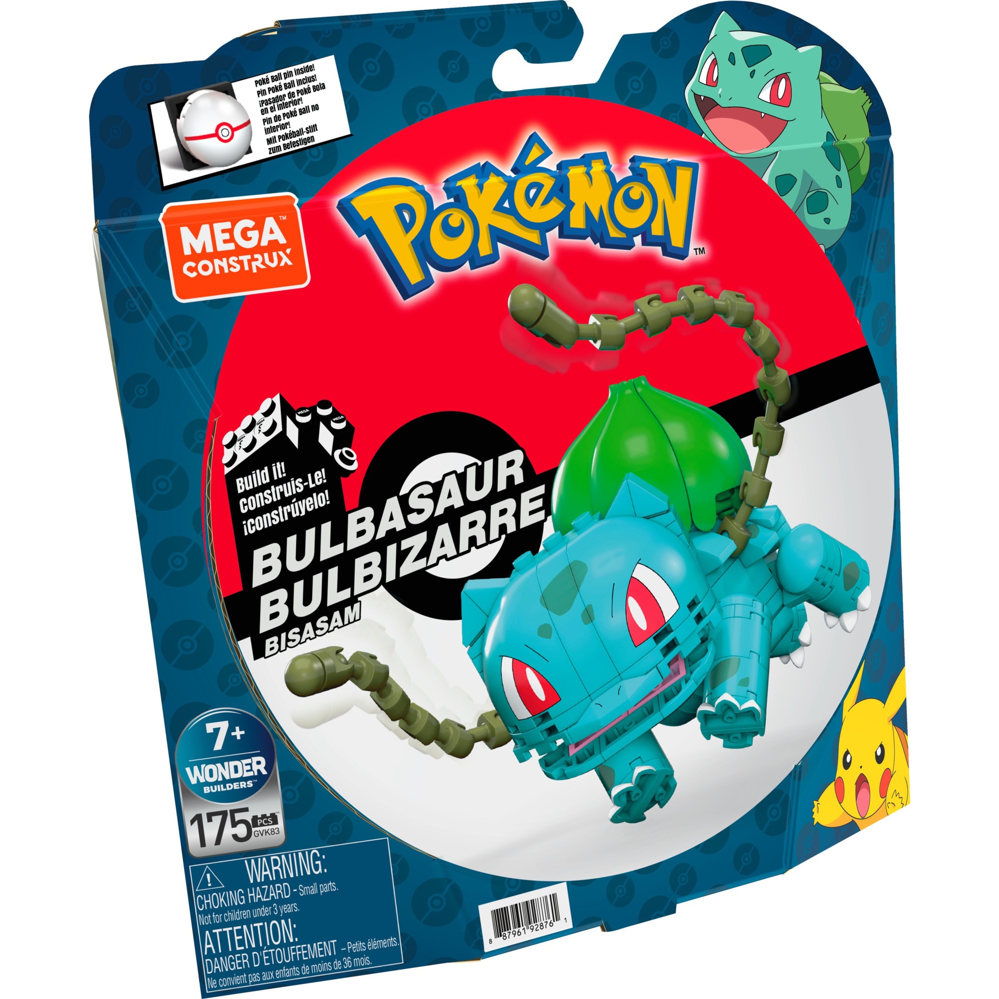 Mattel Konstruktionsspielzeug Pokémon Bisasam