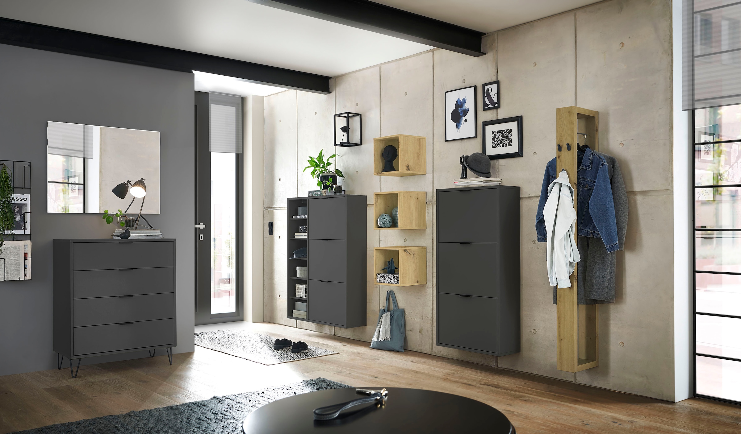 Mäusbacher Garderobe »Bonnie TOPSELLER!« OTTOs Choice,  Garderobenpaneel mit Kleiderstange und Haken