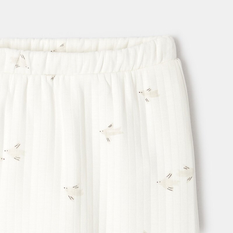 Pantalon matelassé imprimé beige naissance Absorba Beige