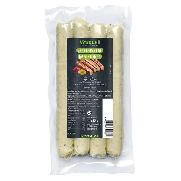 Vitaquell Salsichas Vegetarianas Tofu 4X80g