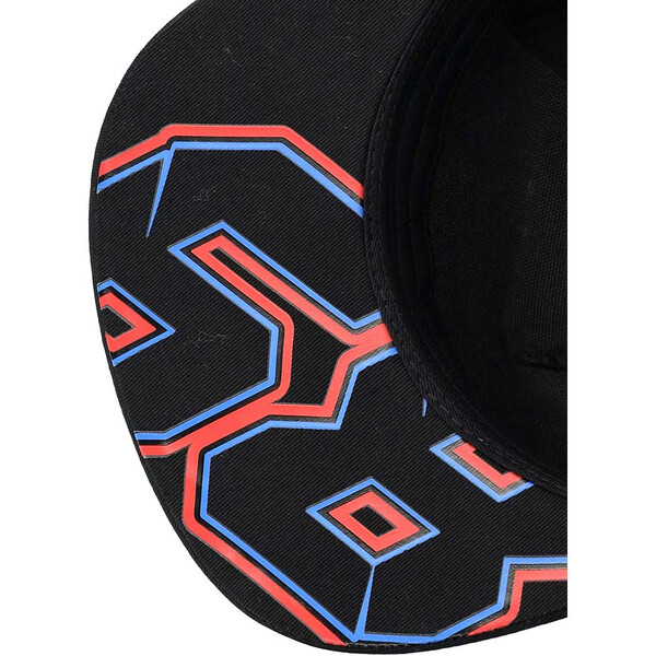 jorge martin - Casquette flat Martinator Noir / Rouge