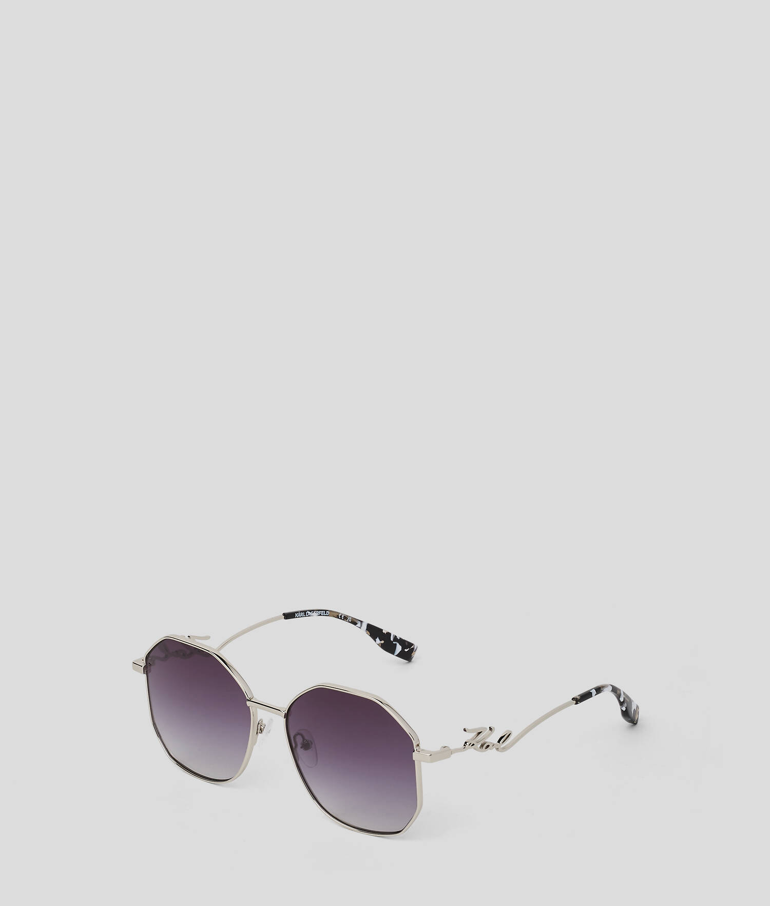 LUNETTES DE SOLEIL KARL SIGNATURE - Argent