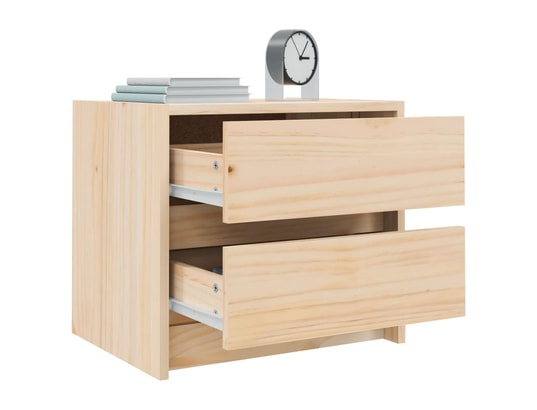VIDAXL - Table de chevet 40x31x35,5 cm bois de pin massif