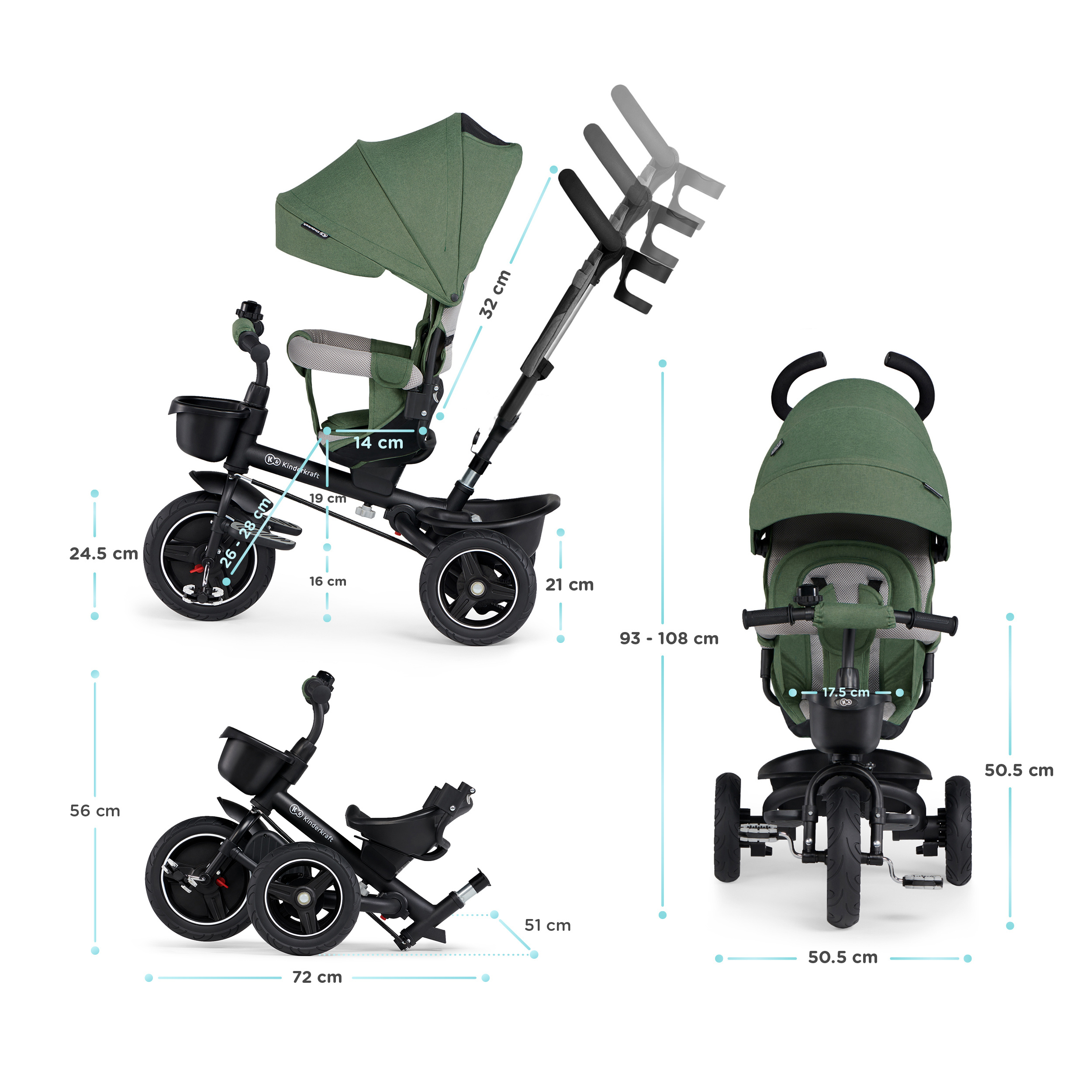 Dreirad KINDERKRAFT SPINSTEP