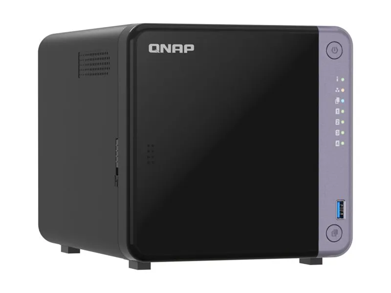 QNAP TS-432X-4G - NAS-server - 4 bays - SATA 6Gb/s - RAID JBOD, 0, 1, 5, 6, 10, 50, 60 - RAM 4 GB - Gigabit Ethernet / 2.5 Gigabit Ethernet / 10 Gigabit Ethernet - iSCSI support