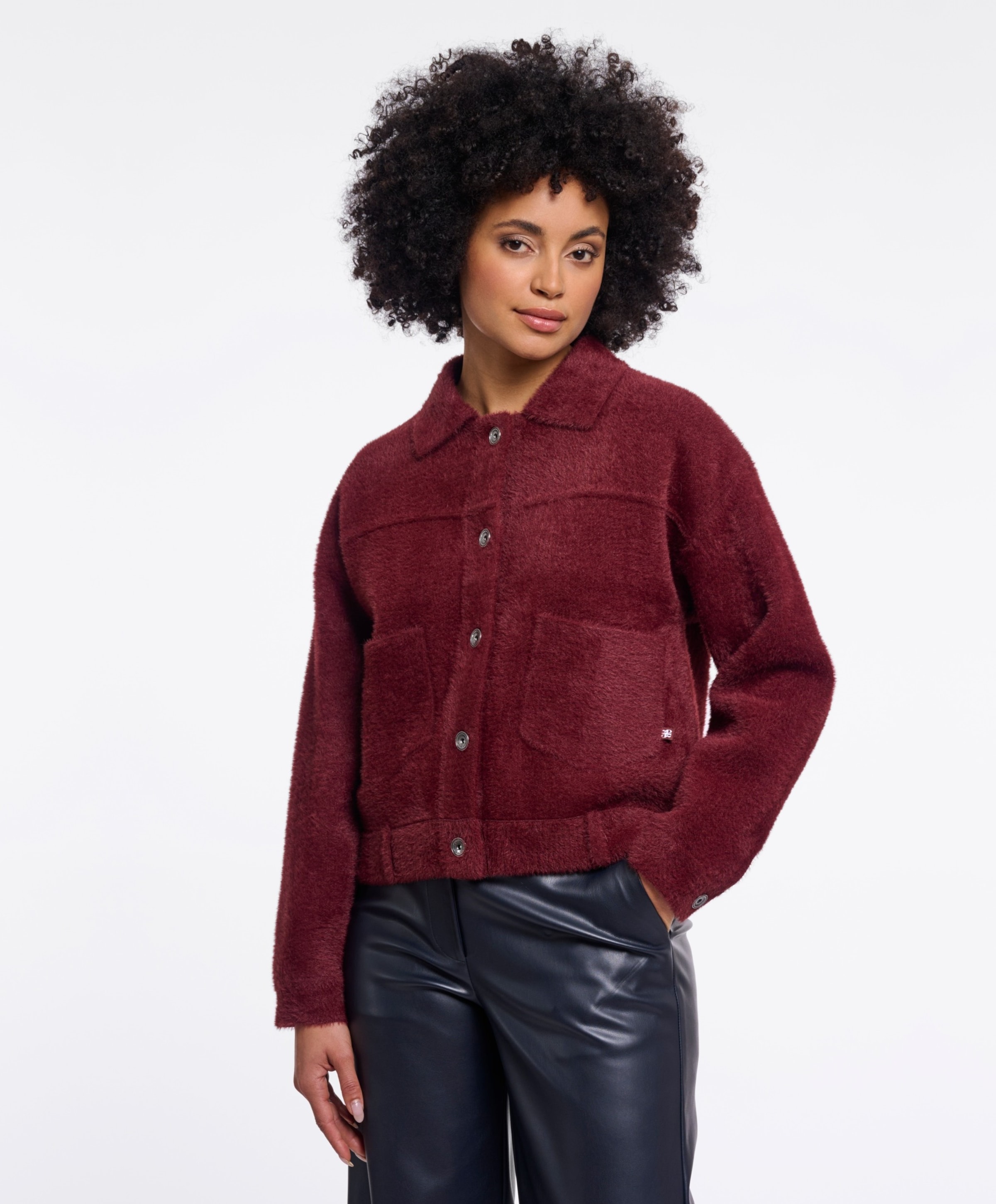 Rino & pelle Dames vest rood