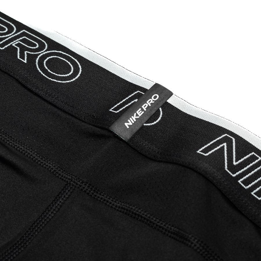 Nike Pro Collant 3/4 - Noir/Blanc