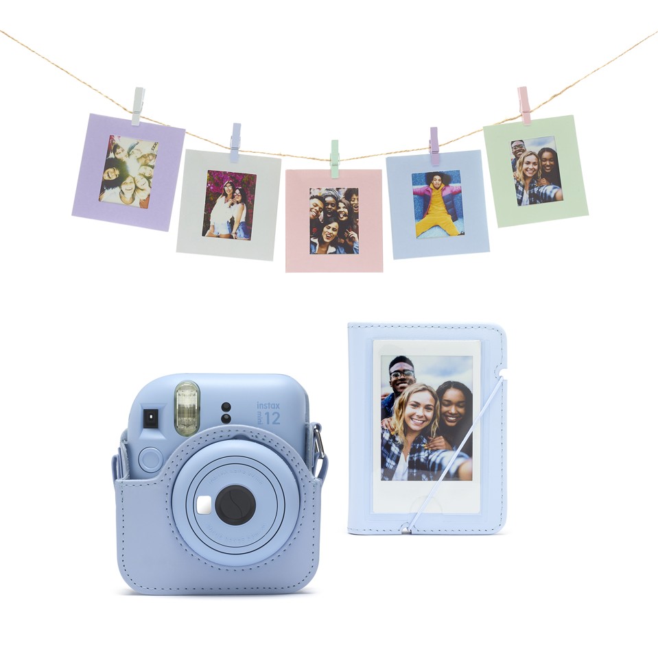 Fuji - Instax Mini 12 Instant Camera - Pastel Blue