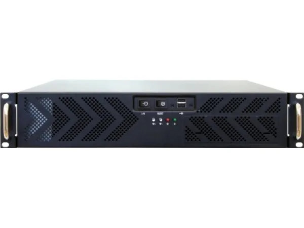 Chieftec UNC-210T-B - Rack-monterbar - 2U - ATX 400 Watt - USB