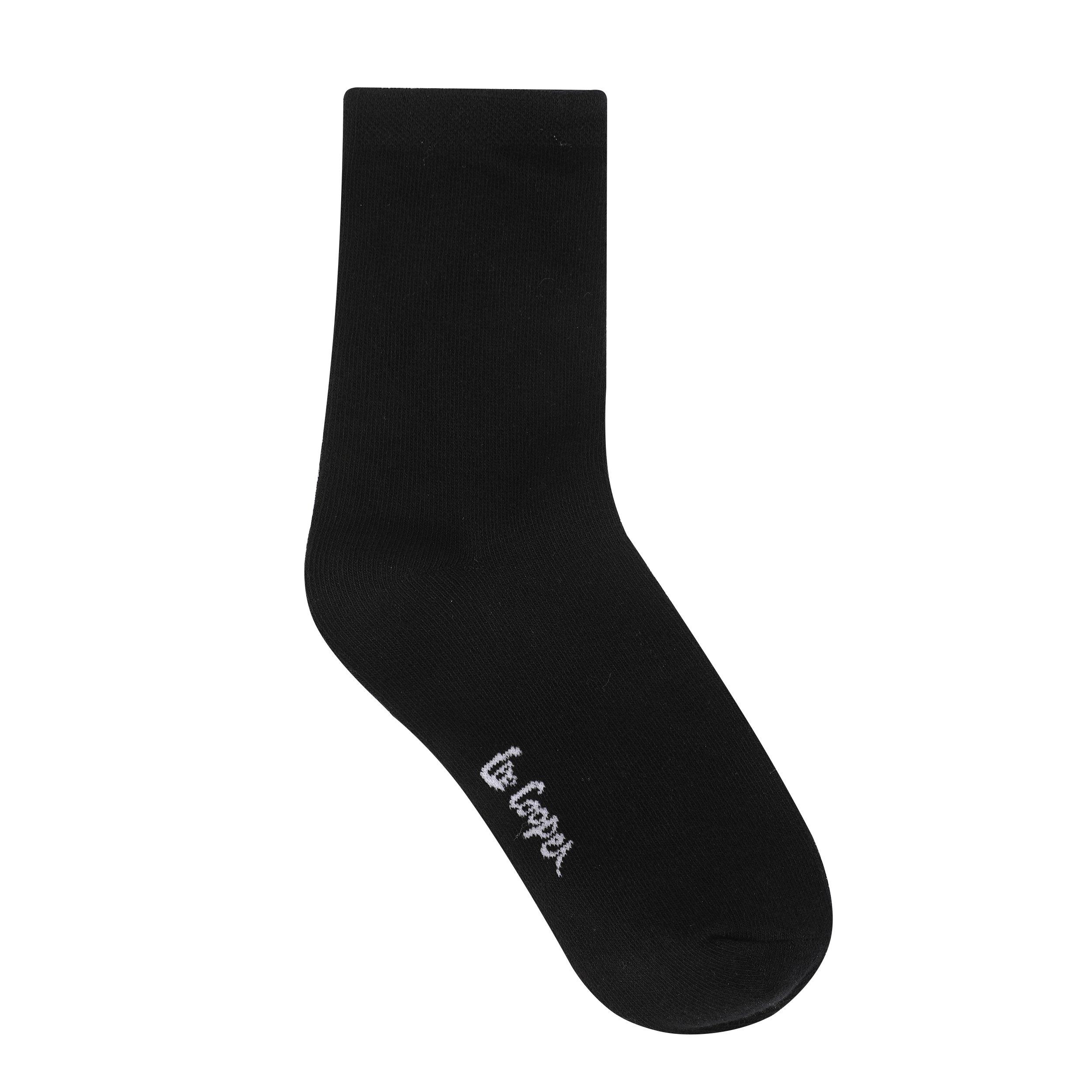 Lee Cooper Back to School Qrtr Sock 10pk Junior