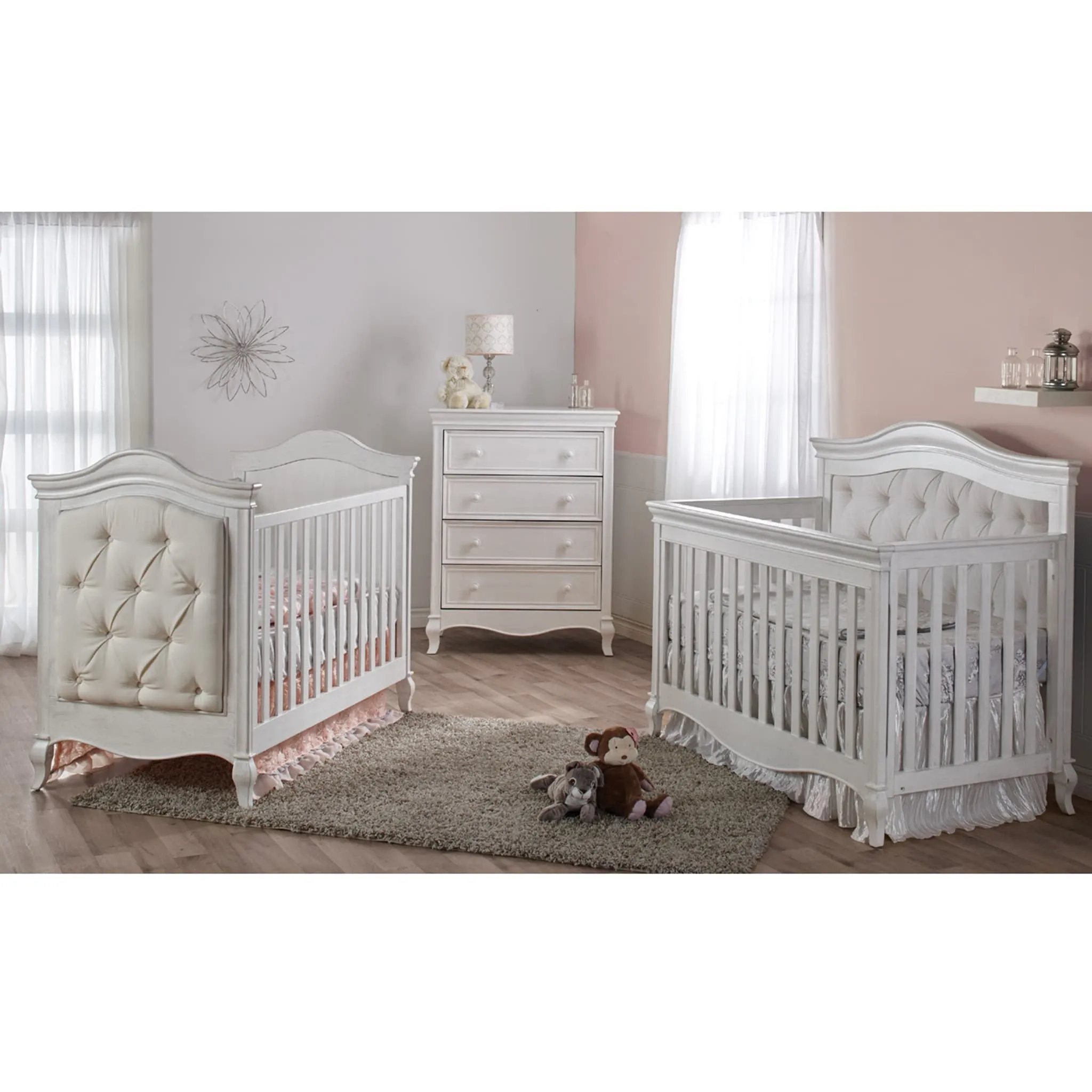 Pali Design Couchette Convertible Diamante - Blanc Vintage