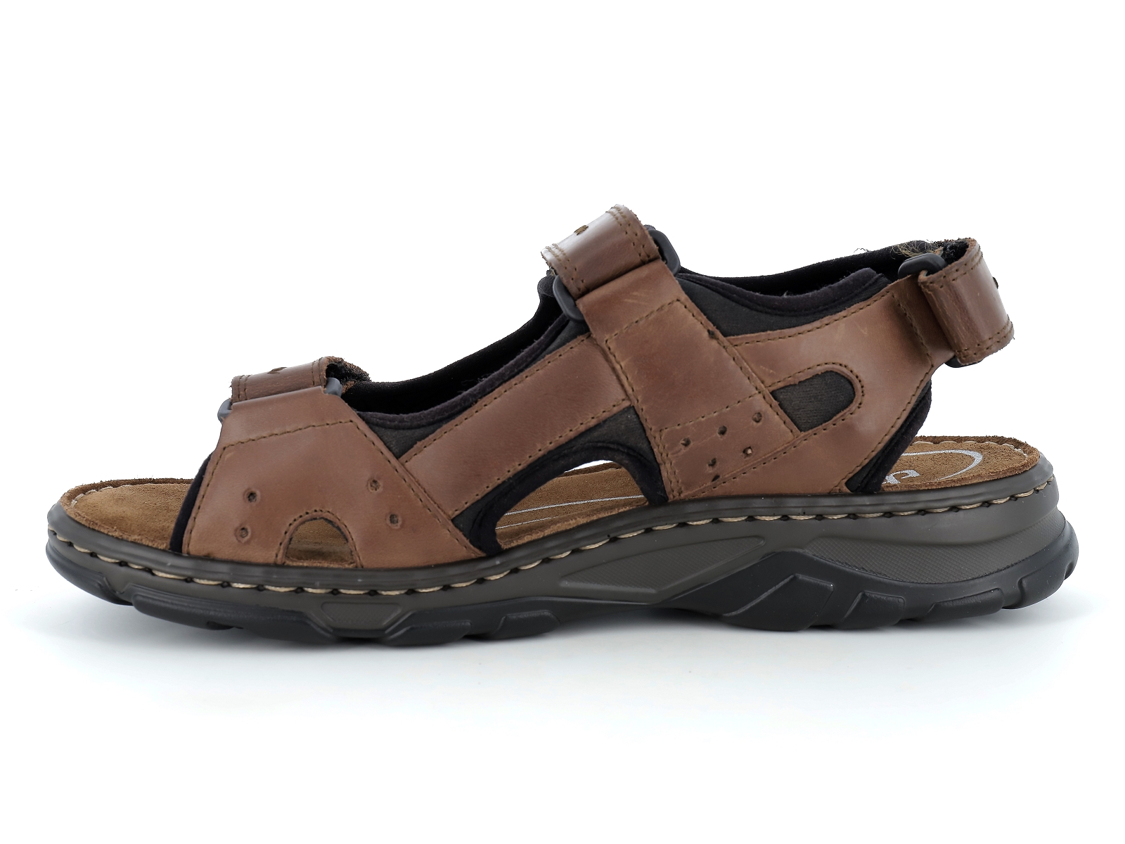 Tbs-JOHALIN Cuir Marron Foncé