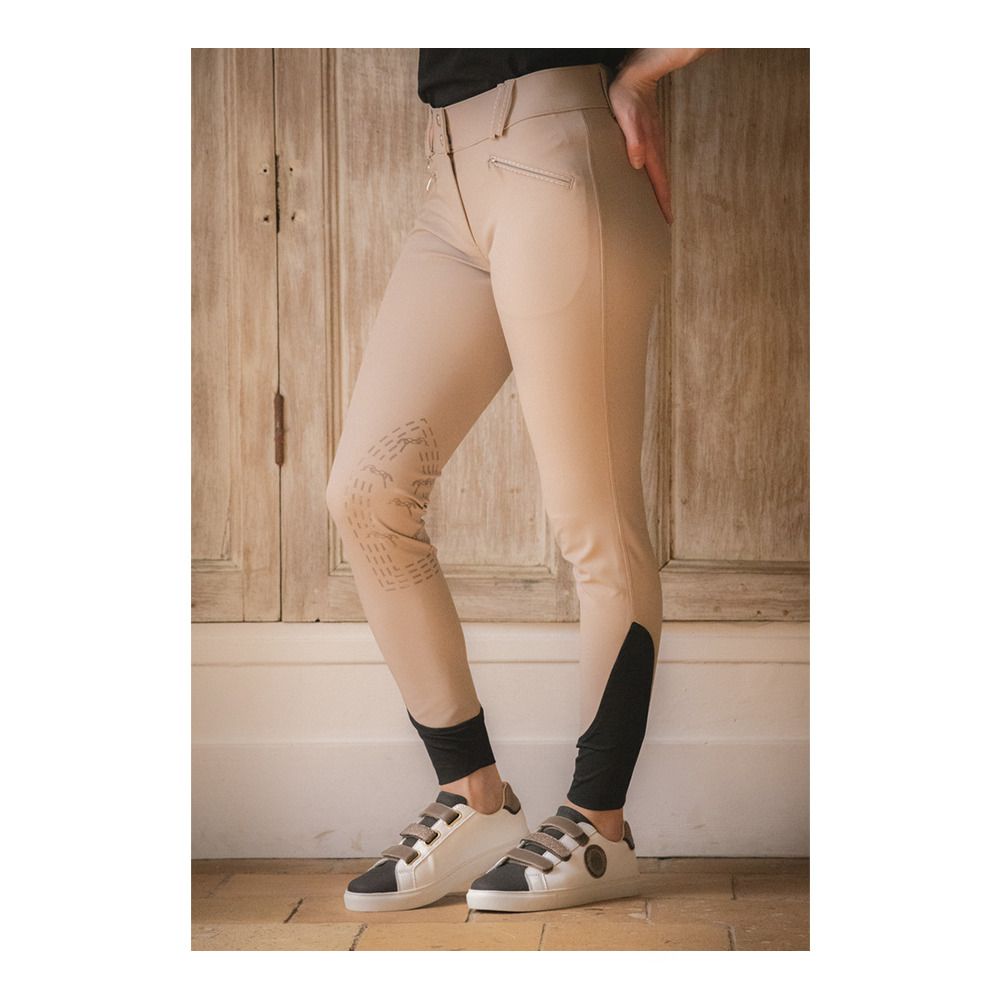 Pénélope ROCKY - Pantalon siliconé Femme taupe