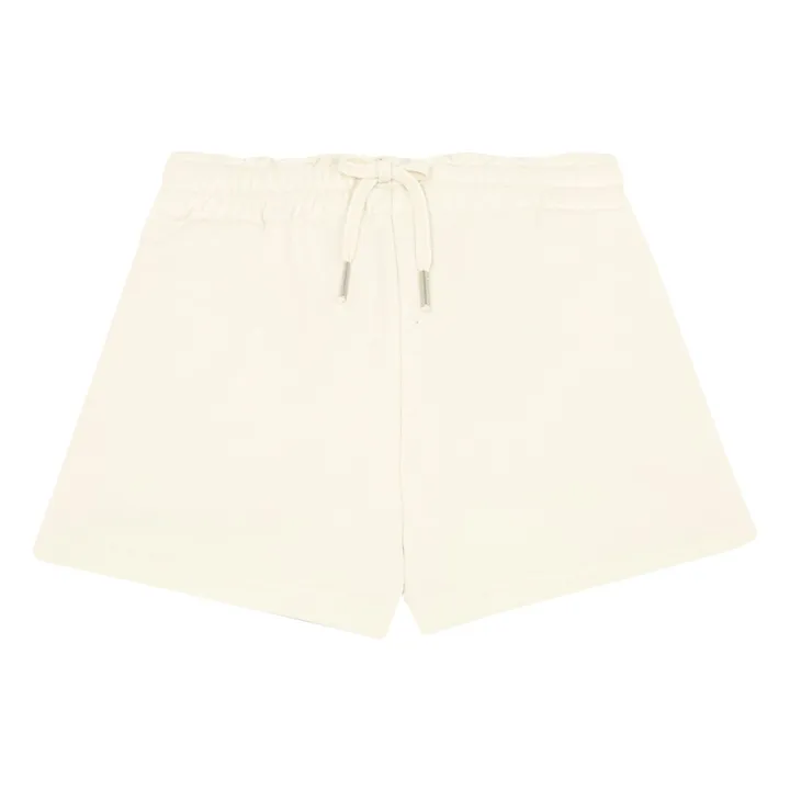 SMALLABLE BASICS Short Fille Molleton Bio | Ecru