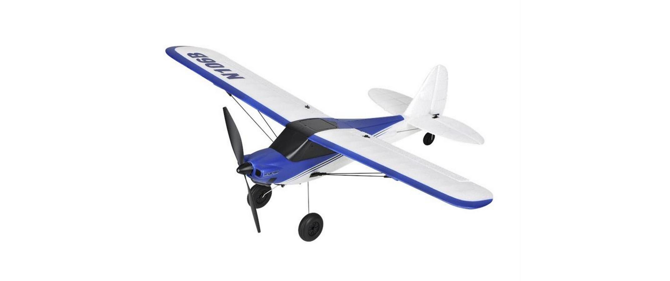 Trainer Mini Cub 450 mm, Blau, RTF<br>Kleines 4-Kanal RC-Flugzeug mit Gyro