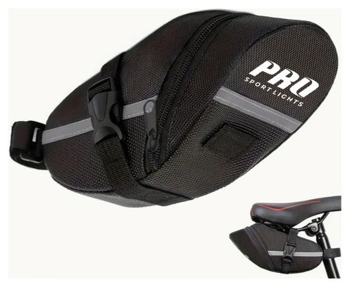 Sacoche de selle Pro Sport Lights 1 2 litre - Noir - VTT/Vélo de course