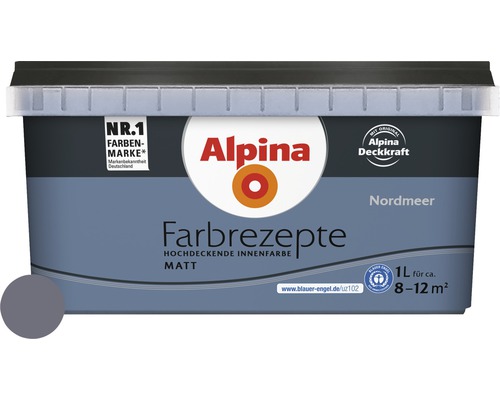 Alpina muurverf kleur recepten Noordzee 1 l
