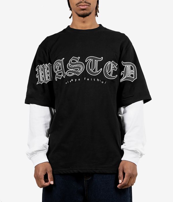 Wasted Paris T-Age Chad Longsleeve (black white)
