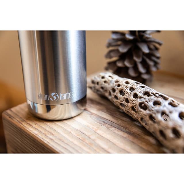 Klean Kanteen TKWide 355ml (Wide Cafè Cap)Brushed Stainless