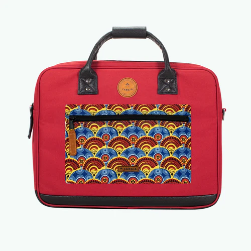 Sac Ordinateur Shanghai Berlin rouge framboise