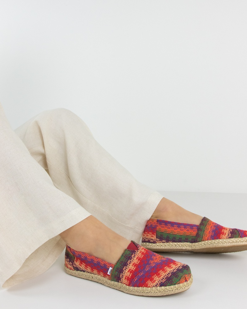 Toms Alpargata Rope Espadrilles  - rood